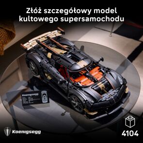 klocki lego technic koenigsegg sadairs spear megacar 42232 1