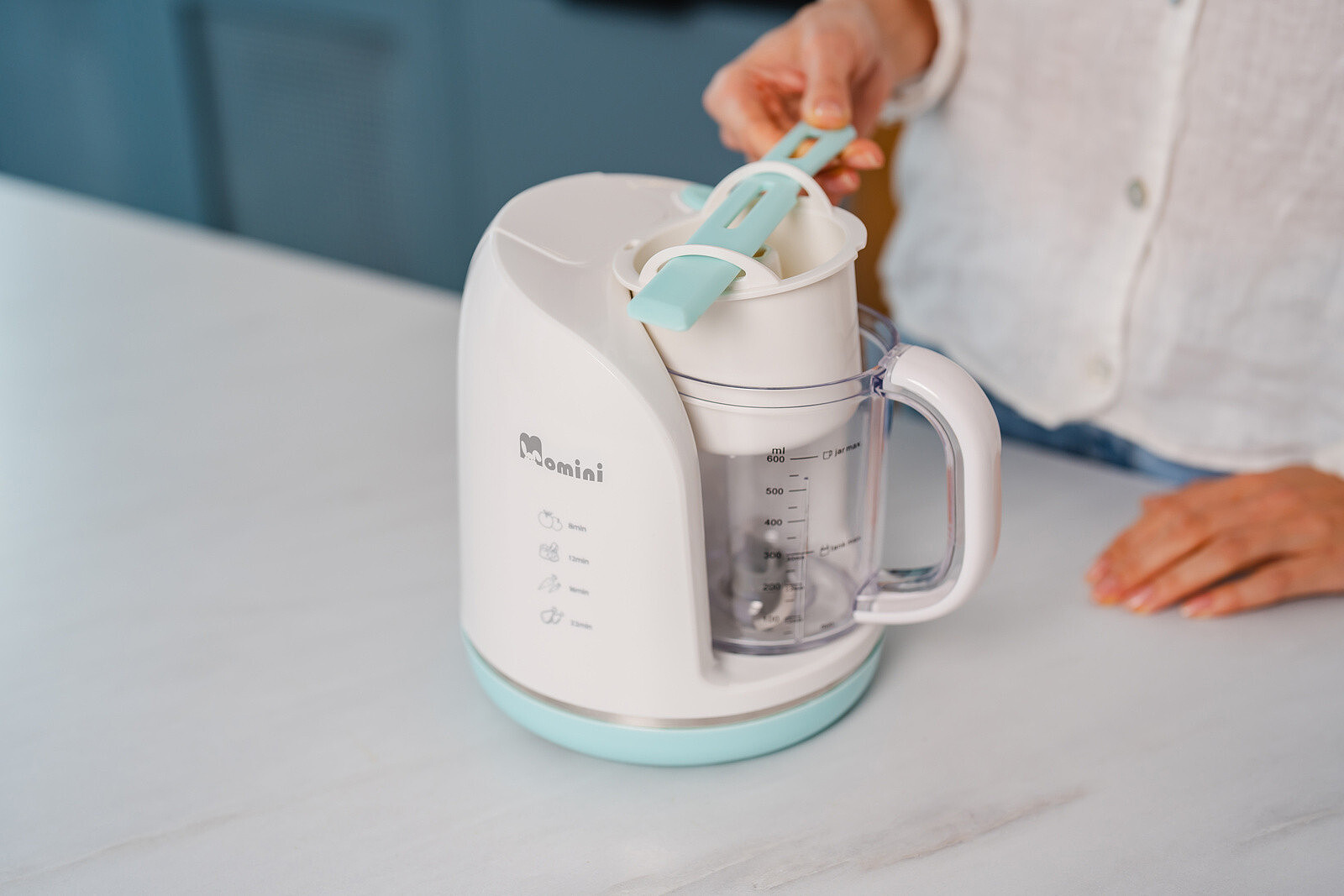 multiblender parowy momini tinyjar 4w1 6