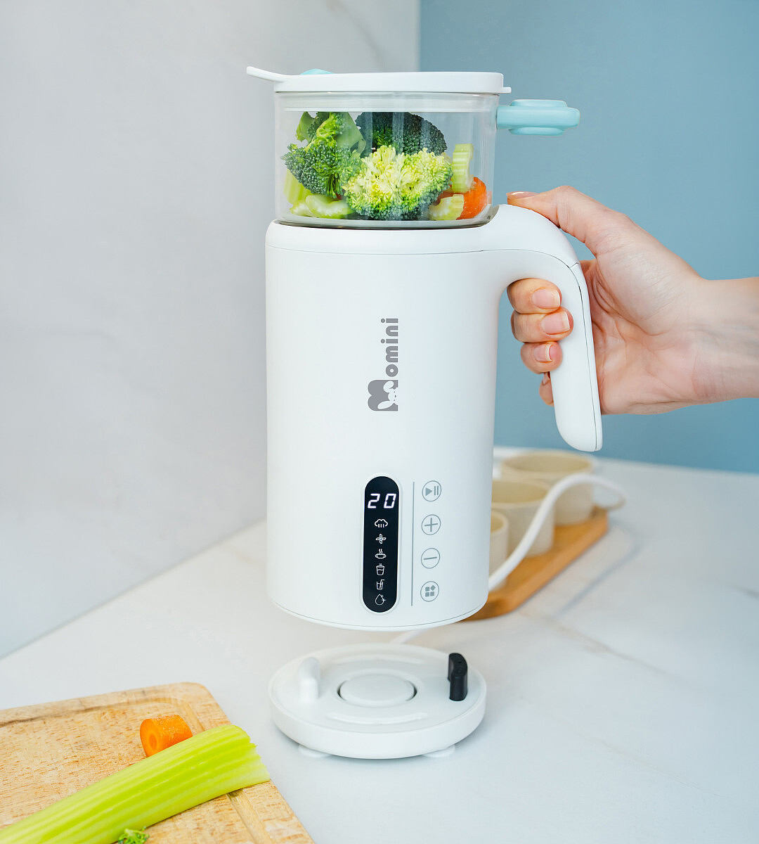 multiblender parowy momini tinycook 6w1 8