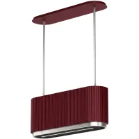 Okap wyspowy Ciarko Design Mono W Burgundy 550m3/h Cook Assist Warm2Cold 90cm Burgundowy