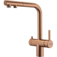 Bateria Franke Atlas Neo Clear Water Pull-Out Miedziana