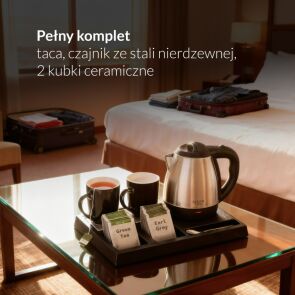 czajnik elektryczny adler ad 1354 2 kubki pelny komplet