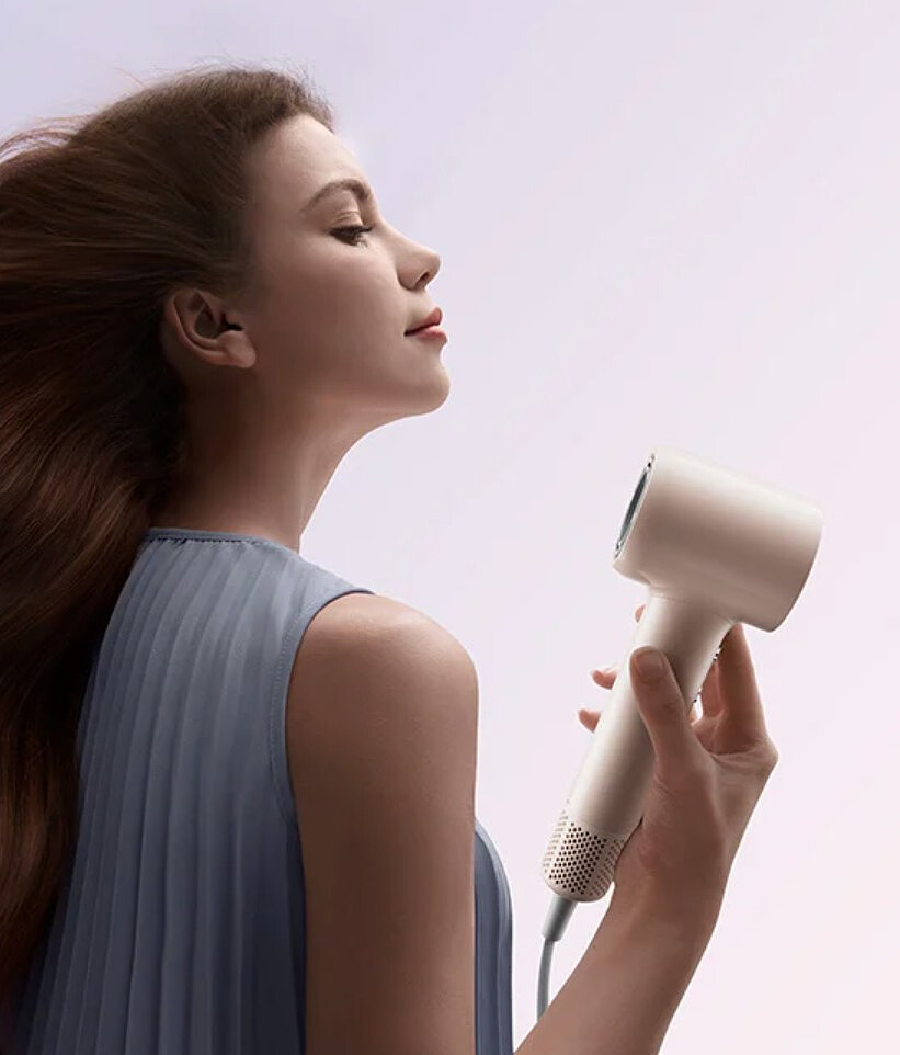 suszarka do wlosow dreame hair mini high speed rozowa suszenie