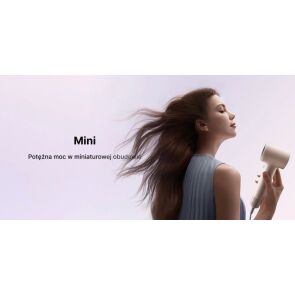 suszarka do wlosow dreame hair mini high speed rozowa mini