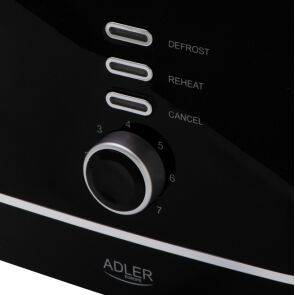 toster adler ad 3224 czarny regulacja
