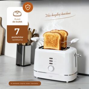 toster adler ad 3224 bialy stopnie opiekania