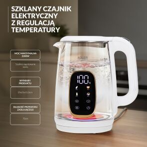 czajnik elektryczny adler ad 1305 wg bialo zloty cechy 6