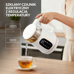 czajnik elektryczny adler ad 1305 wg bialo zloty cechy
