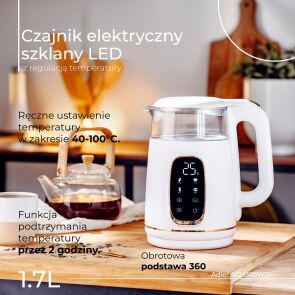czajnik elektryczny adler ad 1305 wg bialo zloty 8