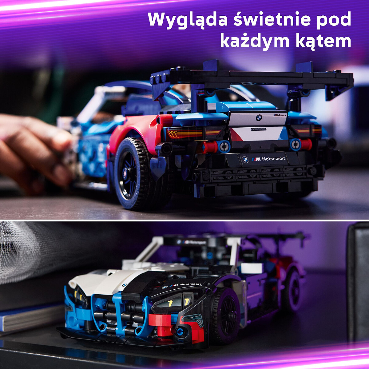 klocki lego technic samochod wyscigowy bmw m4 gt3 evo 42226 2