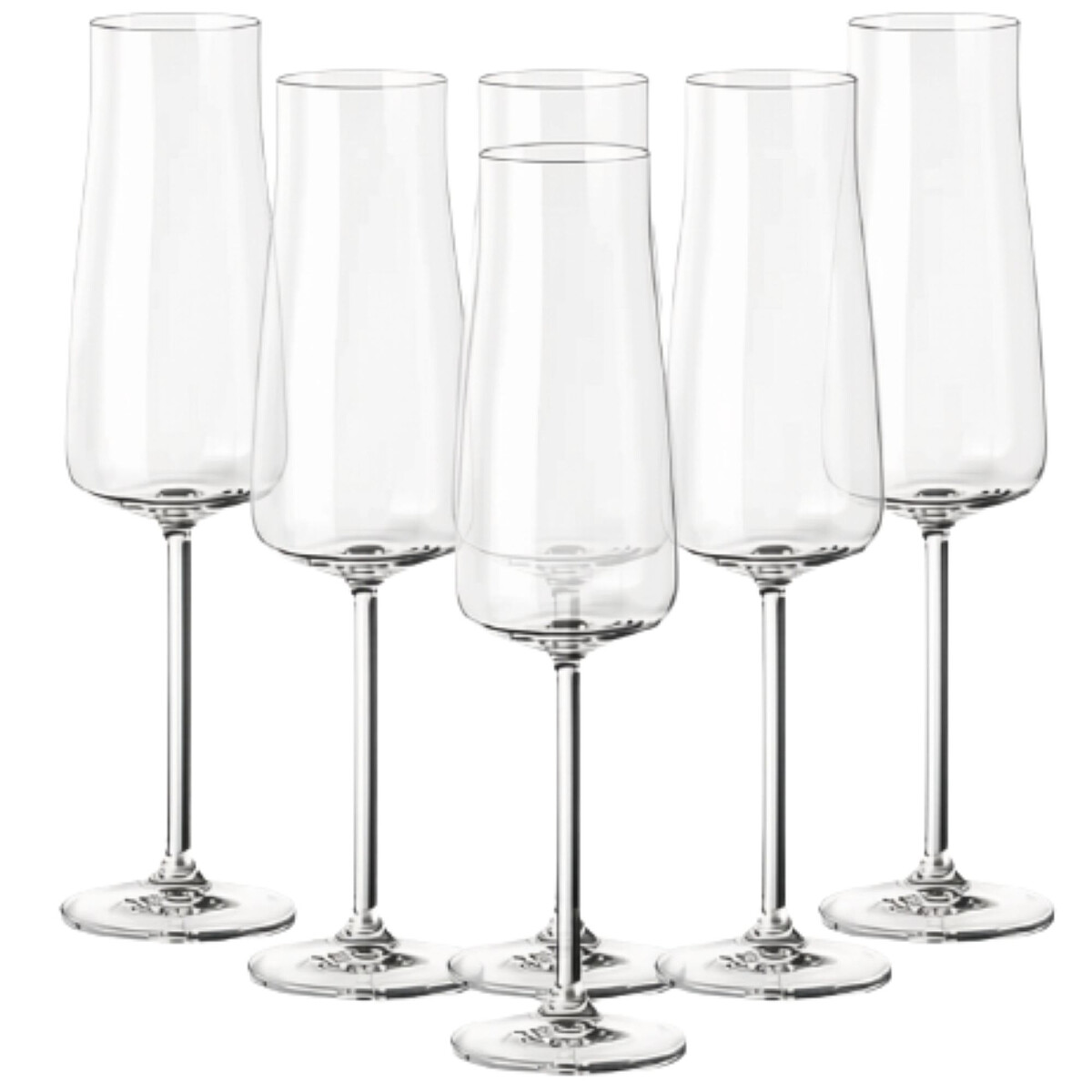 komplet kieliszkow do szampana bohemia prestige mary 210 ml 6 szt. komplet