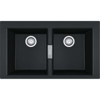 Zlewozmywak kompozytowy Franke Sirius S2D 620-35-35 Onyx