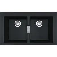 Zlewozmywak kompozytowy Franke Sirius S2D 620-35-35 Onyx