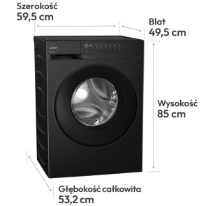 pralka candy prowash ey 48sb8b s 8kg 1400obr. proactive wash ai silent motion wymiary