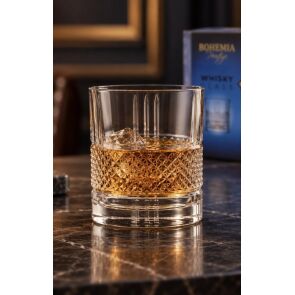 komplet szklanek do whisky bohemia prestige tempo 340 ml 6 szt. aranz