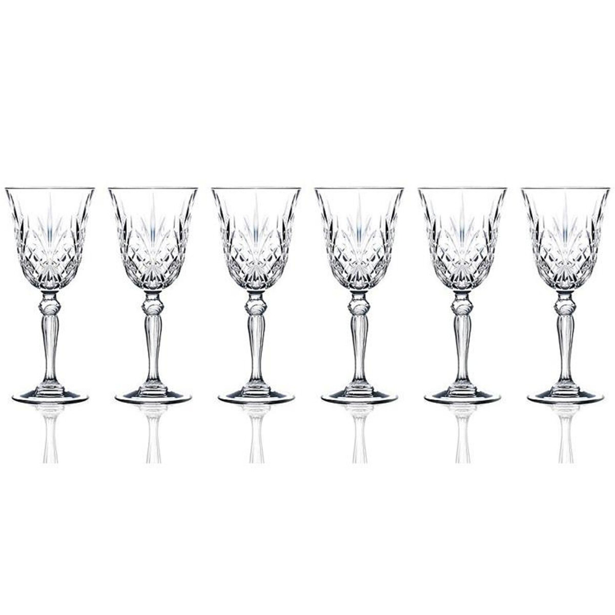 komplet kieliszkow do wina rcr melodia 210 ml 6 sztkomplet