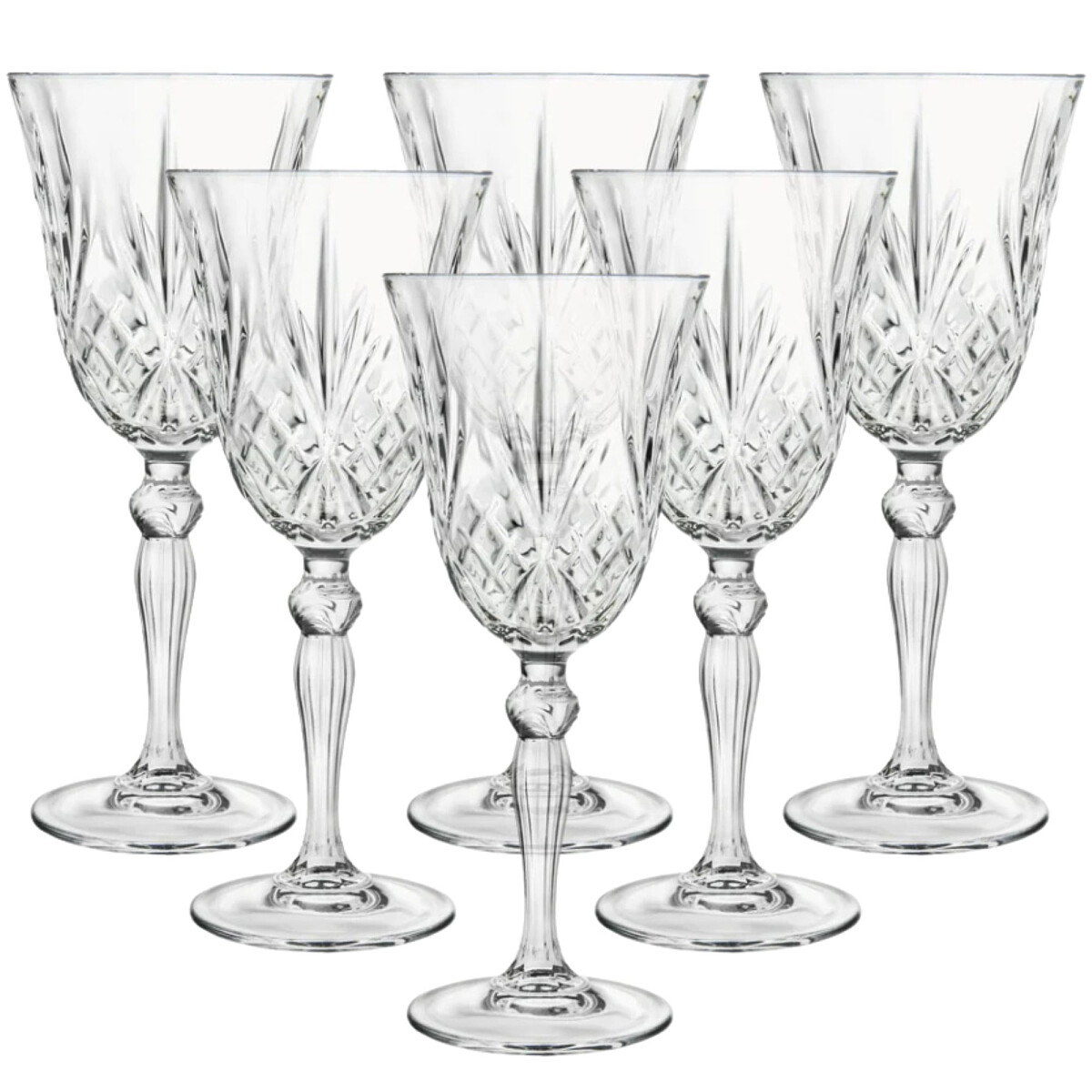 rcr melodia kieliszek 270ml czerwone wino 6 szt zestaw