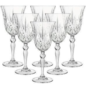 rcr melodia kieliszek 270ml czerwone wino 6 szt zestaw