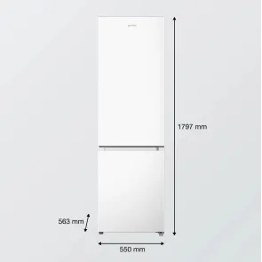 lodowka gorenje nrk418eew4 5