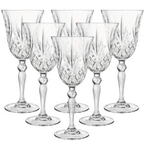 komplet kieliszkow do wina rcr melodia 210 ml 6 szt zestaw
