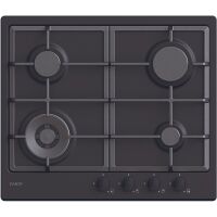 Płyta gazowa Candy Idea CHG6BFB4WB Palnik Wok Żeliwne ruszty Czarny inox
