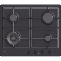 Płyta gazowa Candy Idea CHG6BFB4WB Palnik Wok Żeliwne ruszty Czarny inox
