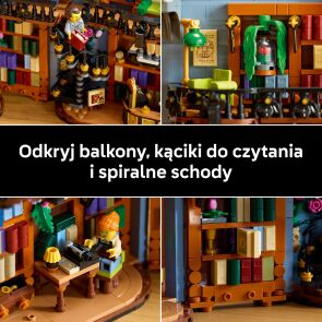 klocki lego icons book nook ksiegarnia 113795