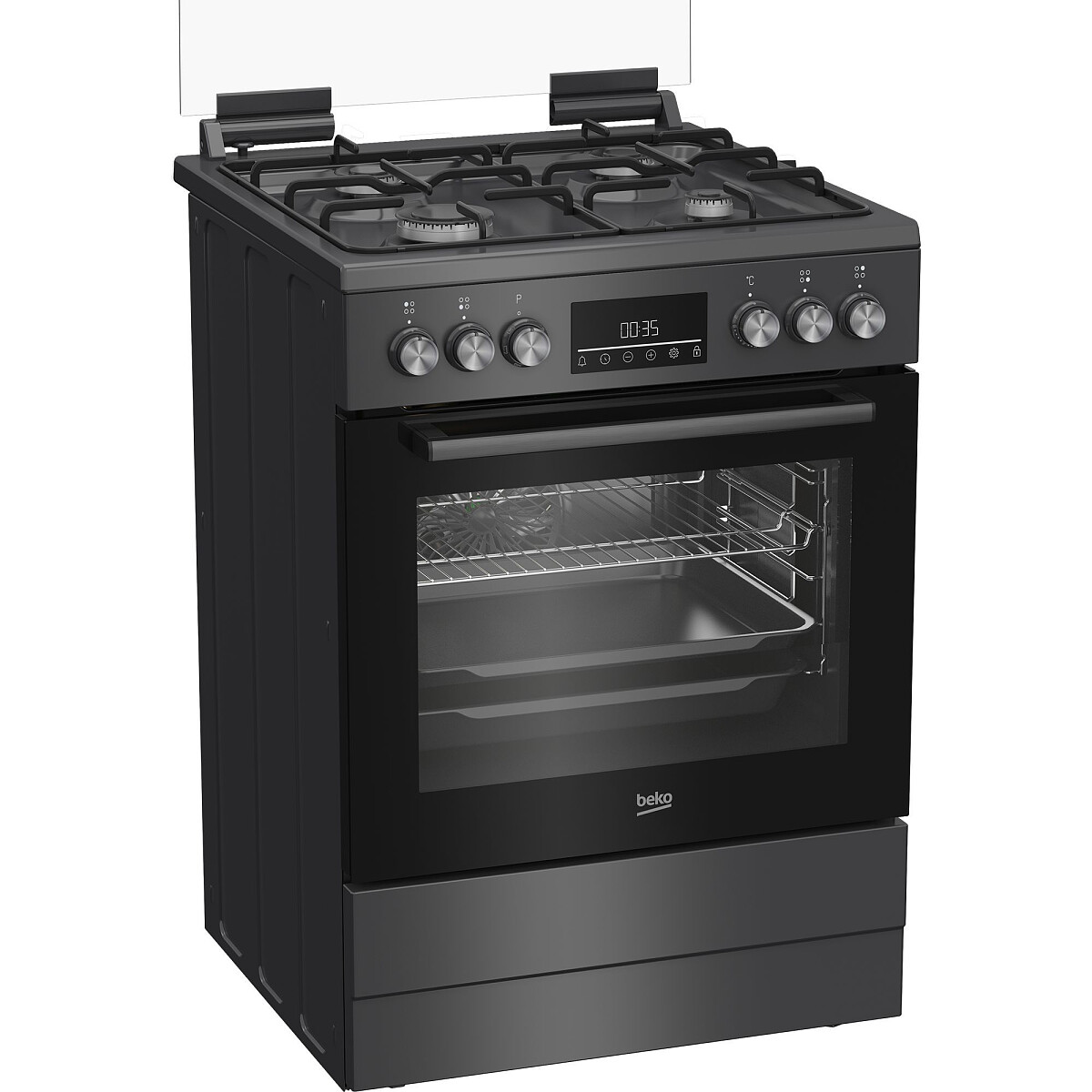 kuchnia gazowo elektryczna beko fbm6232anl od lewej