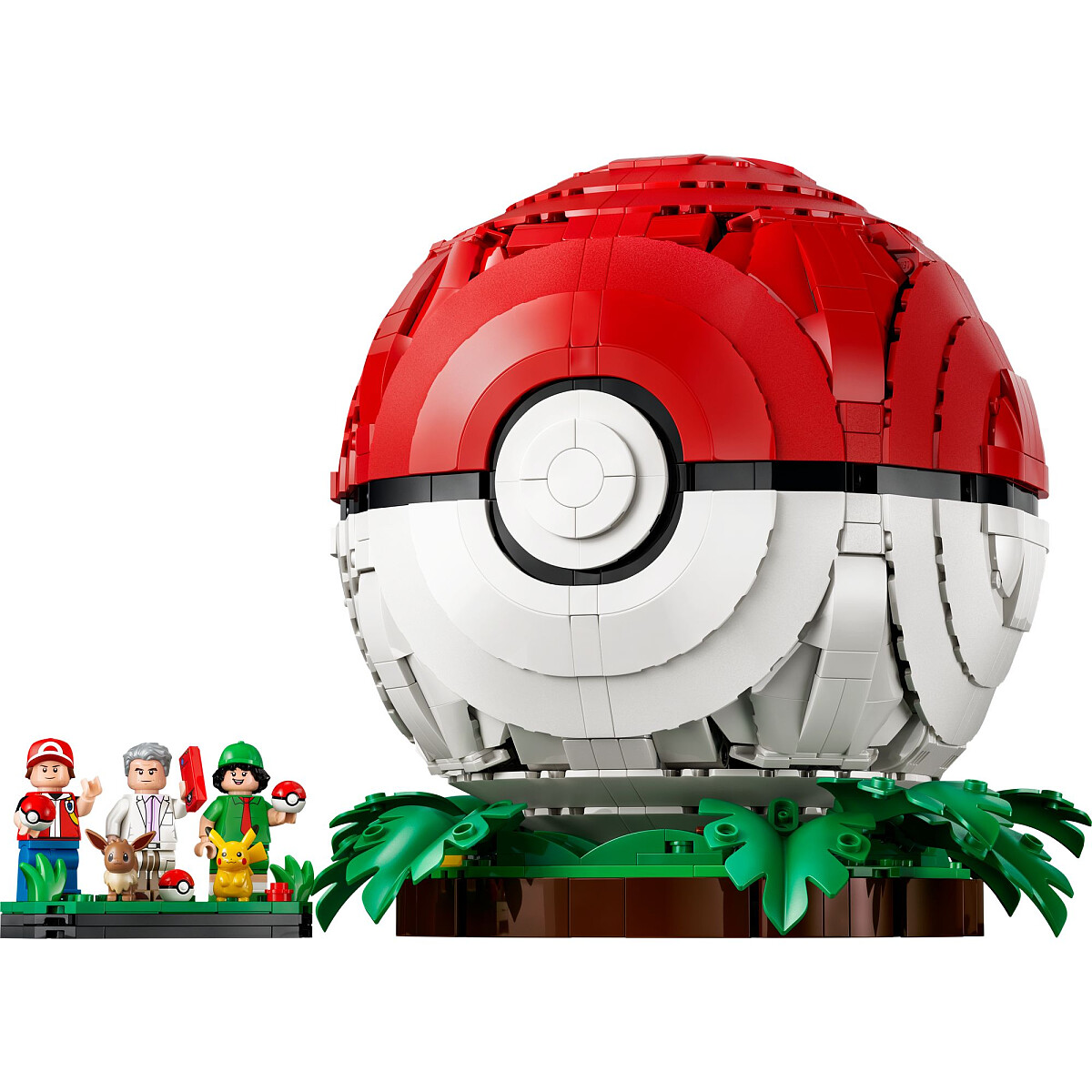 klocki lego pokemon kultowy pokeball z trenerami 72154 model