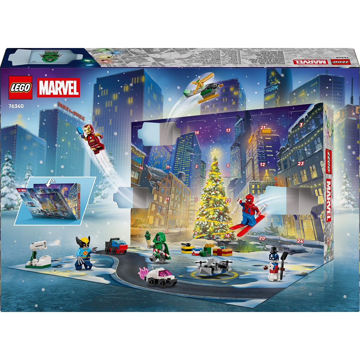 klocki lego marvel kalendarz adwentowy 76340 tyl