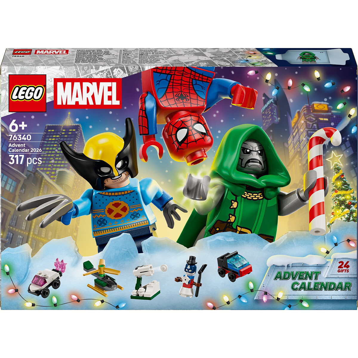 klocki lego marvel kalendarz adwentowy 76340 front