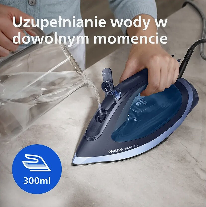 zelazko philips serii 6000 dst6120 20 uzupelnienie wody